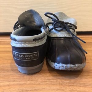 L.L.Bean Rubber Moc Bean Boot- Blue Ltd Edition